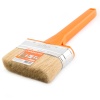 Кисть "Фасад 120*25" натуральная щетина, оранжевая  пластиковая ручка  (92613) 1/5/70