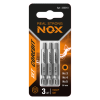 Набор бит COREBIT NOX SET3 Hex3,4,5-50 E-6,3  (3шт/карта)336010